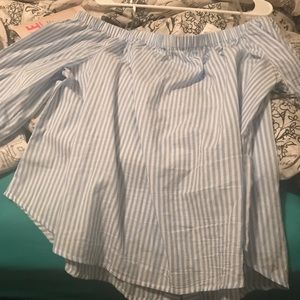 Off the shoulder blouse
